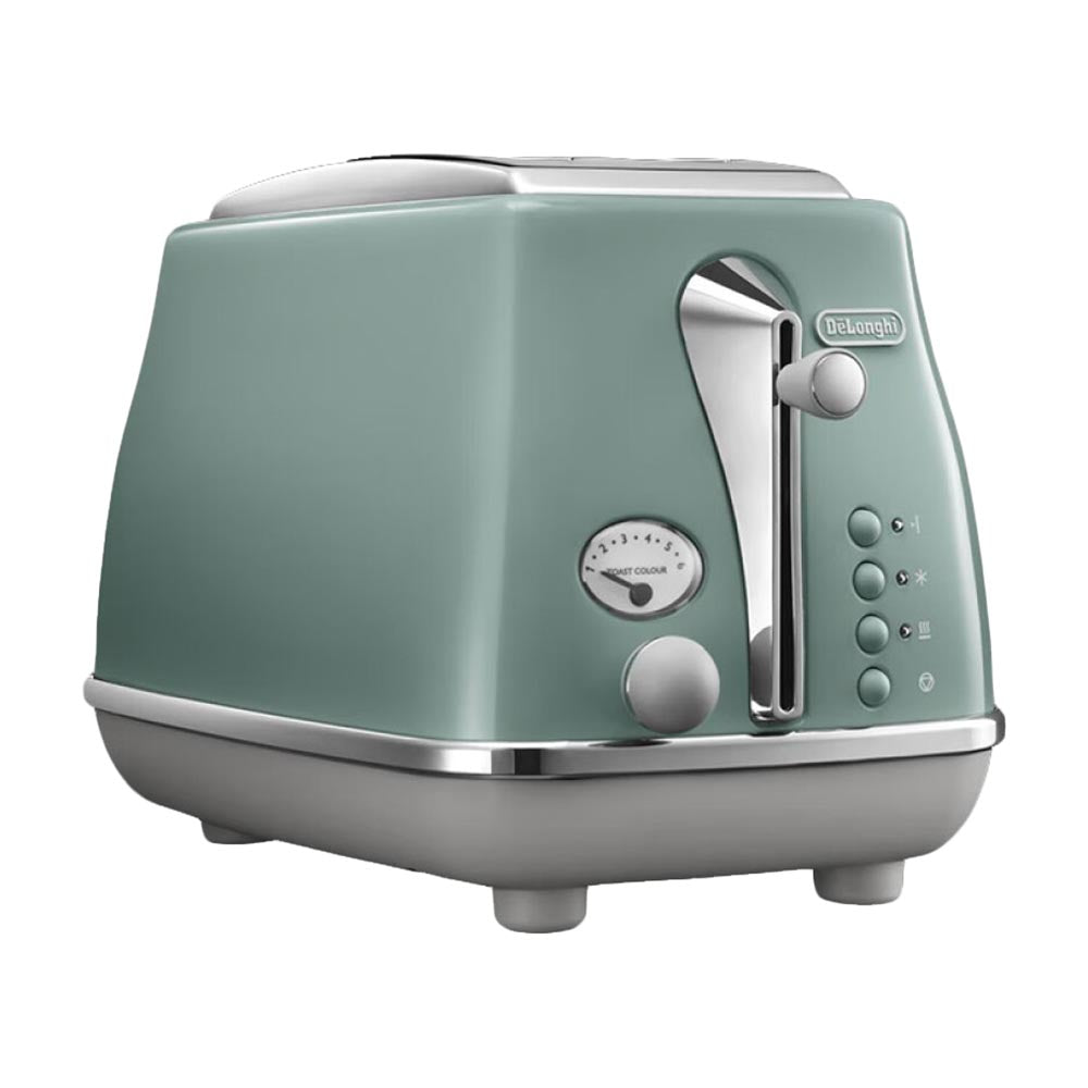 محمصة الخبز DeLonghi Icona Capitals CTOC2003R، باللون الأخضر