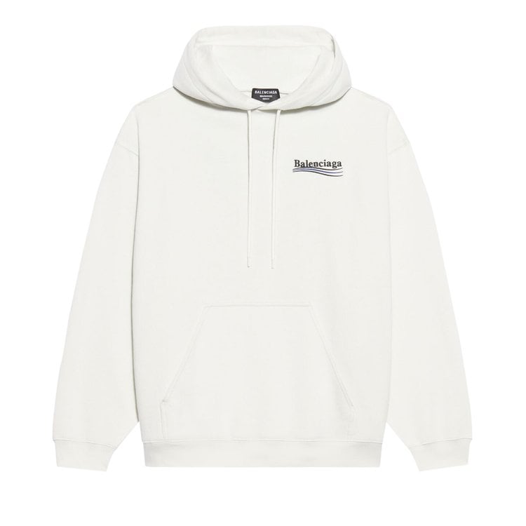 Balenciaga Political Campaign Hoodie Medium Fit 'White', white