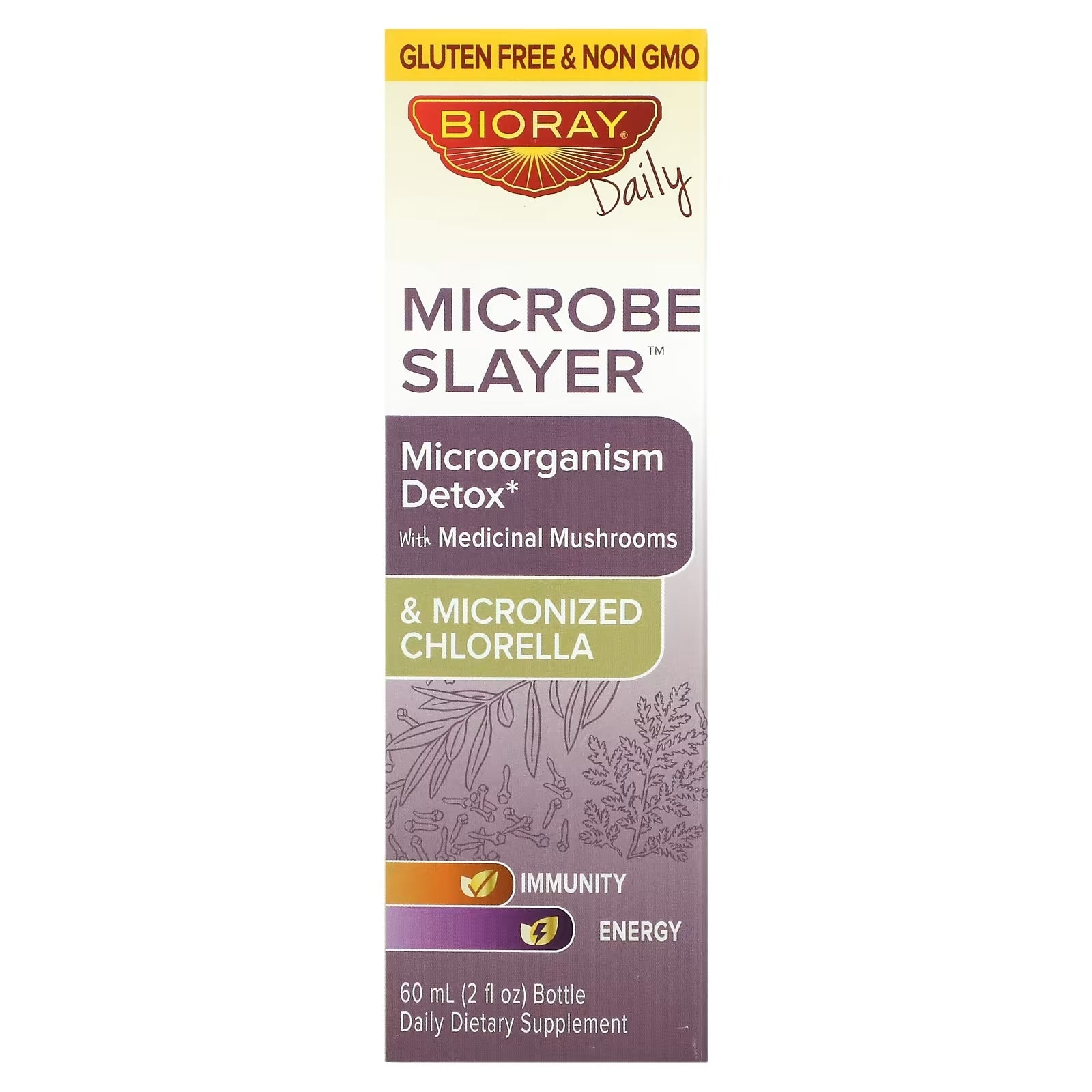 Bioray Microbe Slayer Cleanser for Microorganisms, 60 ml