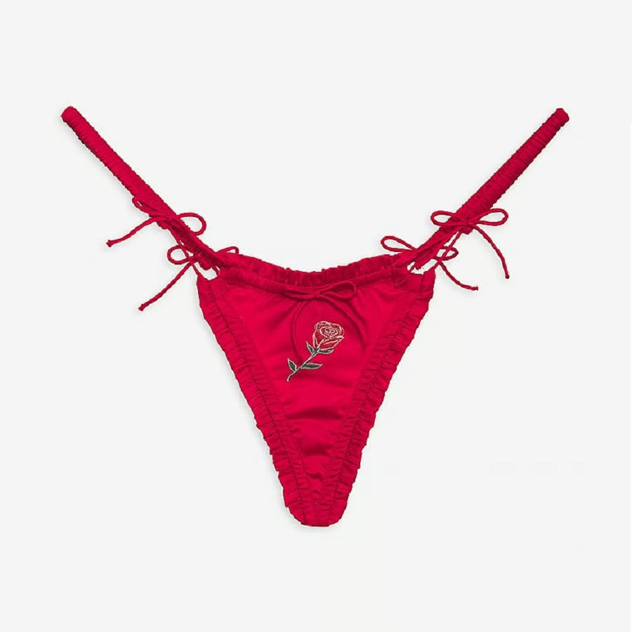 Thong For Love & Lemons Everyday, red