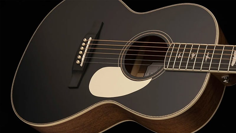 Electric-acoustic guitar PRS SE Parlor P20E - black PPE20SA PRS SE Parlor P20E Acoustic-Electric Guitar