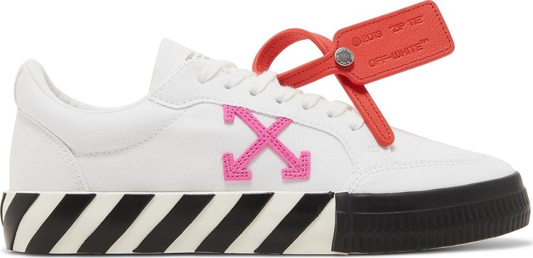 Off-White Wmns Vulc sneakers, white, black, red