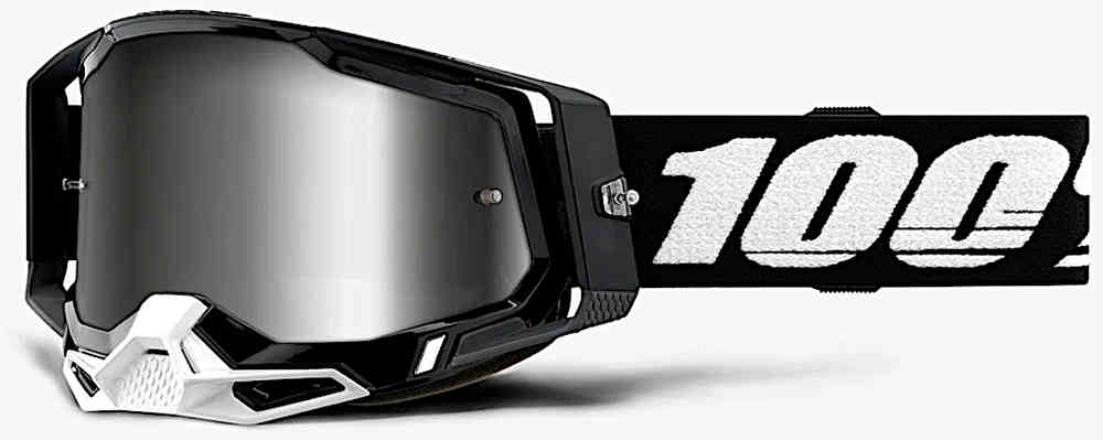 100% Racecraft II Essential 1 Motocross Goggles, Black