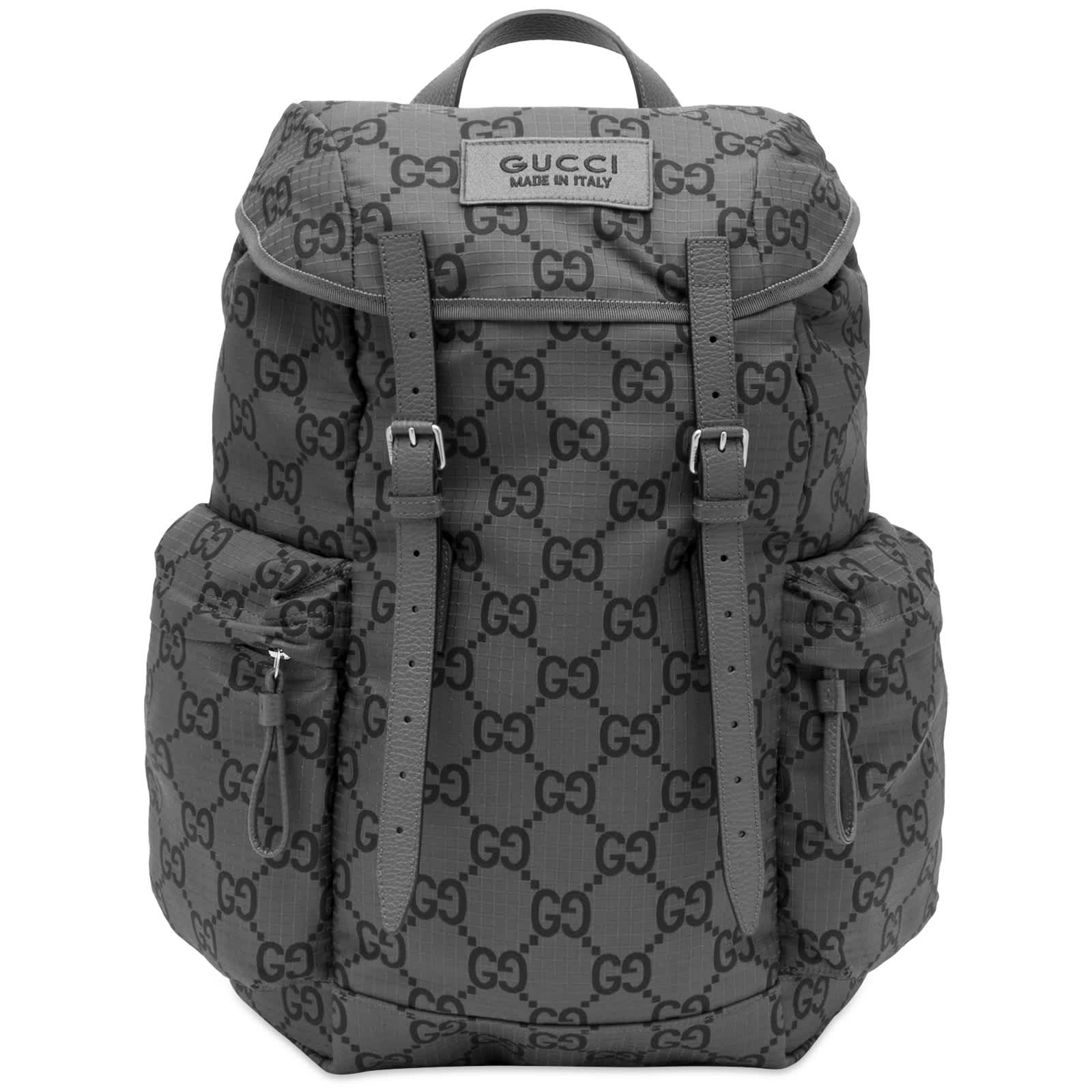 Gucci Gg Ripstop Backpack, black