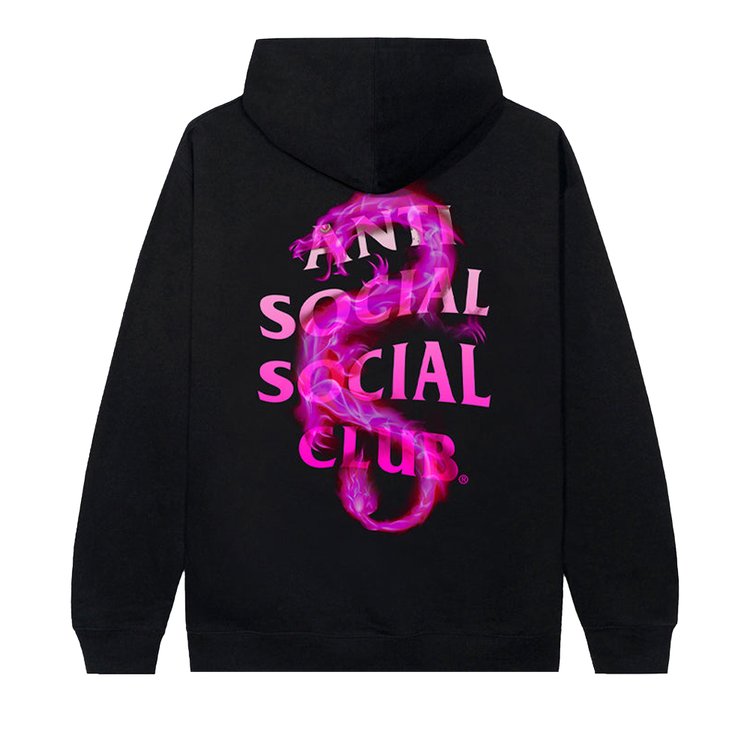 Anti Social Social Club Summer In Minsk 'Black' Hoodie, black