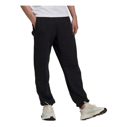 بنطال رياضي للرجال من adidas originals Logo Bundle Foot Sports Pants/سراويل/بنطلونات رياضية باللون الأسود ومتعدد الألوان