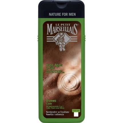 Cream shower gel Le Petit Marseillais 3-in-1 Cade Tree 400 ml