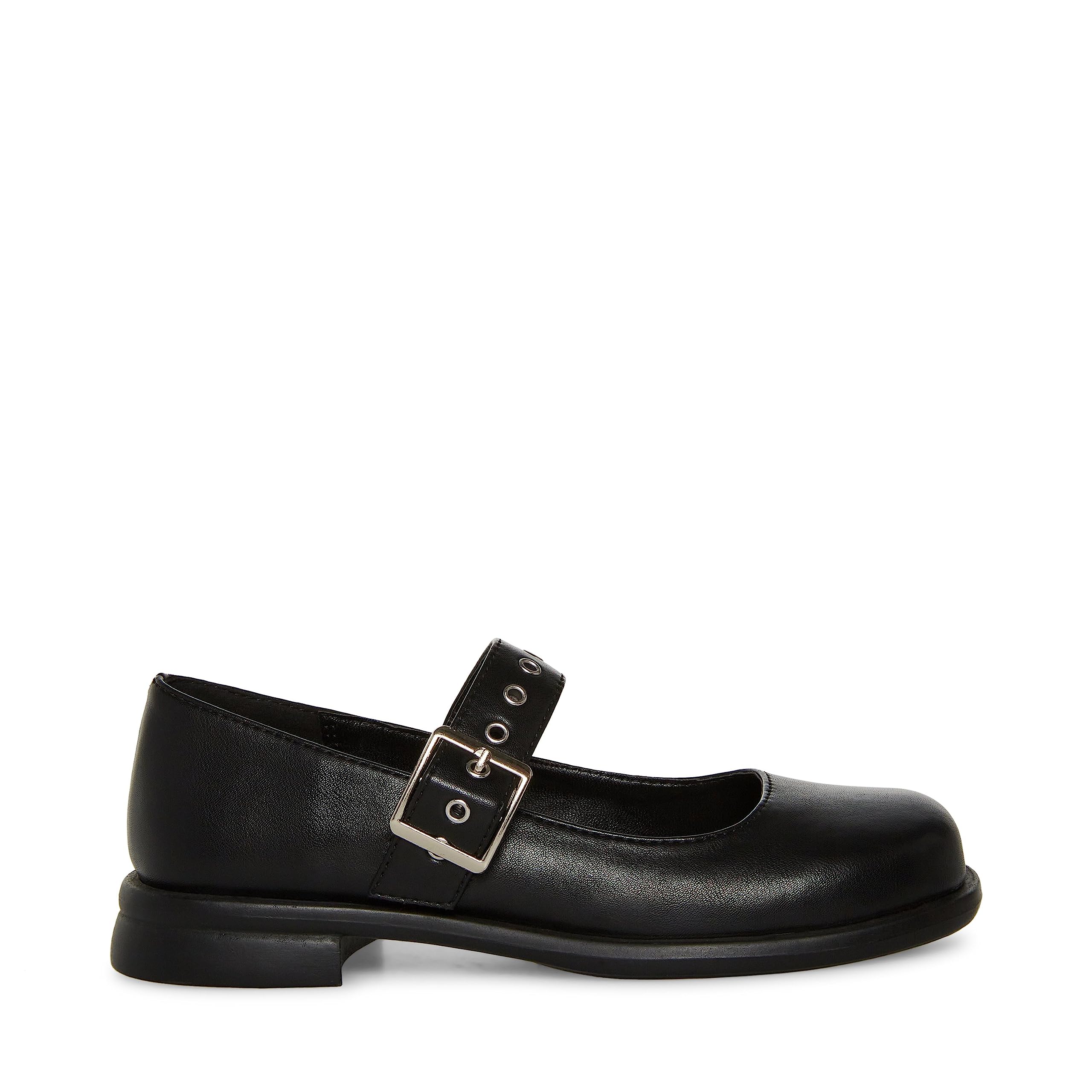 حذاء Bitsy Low بكعب منخفض للأطفال من Steve Madden (للأطفال الصغار/الأطفال الكبار)، باللون الأسود