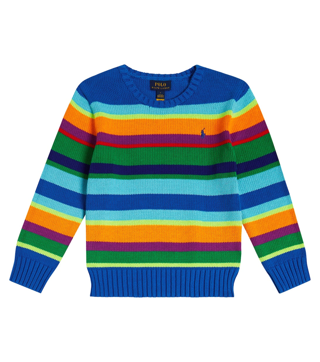 Polo Ralph Lauren Striped Cotton Sweater, Multicolor