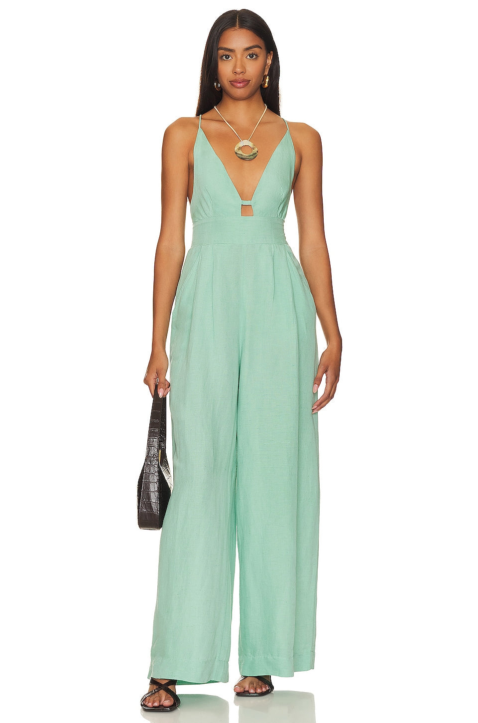 Free People x REVOLVE Emma swimsuit, Pastel Jade