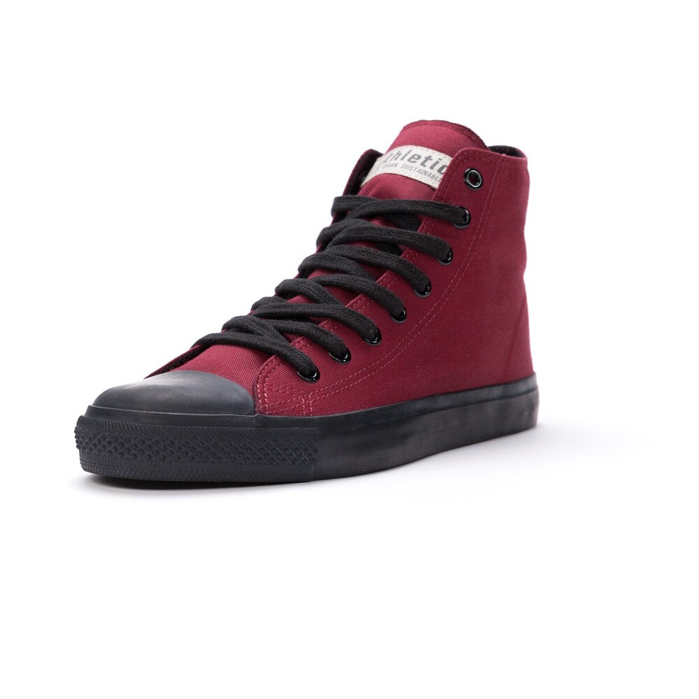 Ethletic high top sneakers, dark red