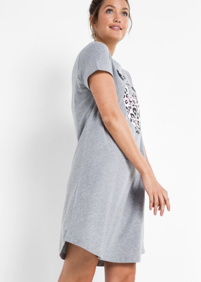 Nightgown Bpc Bonprix Collection, gray