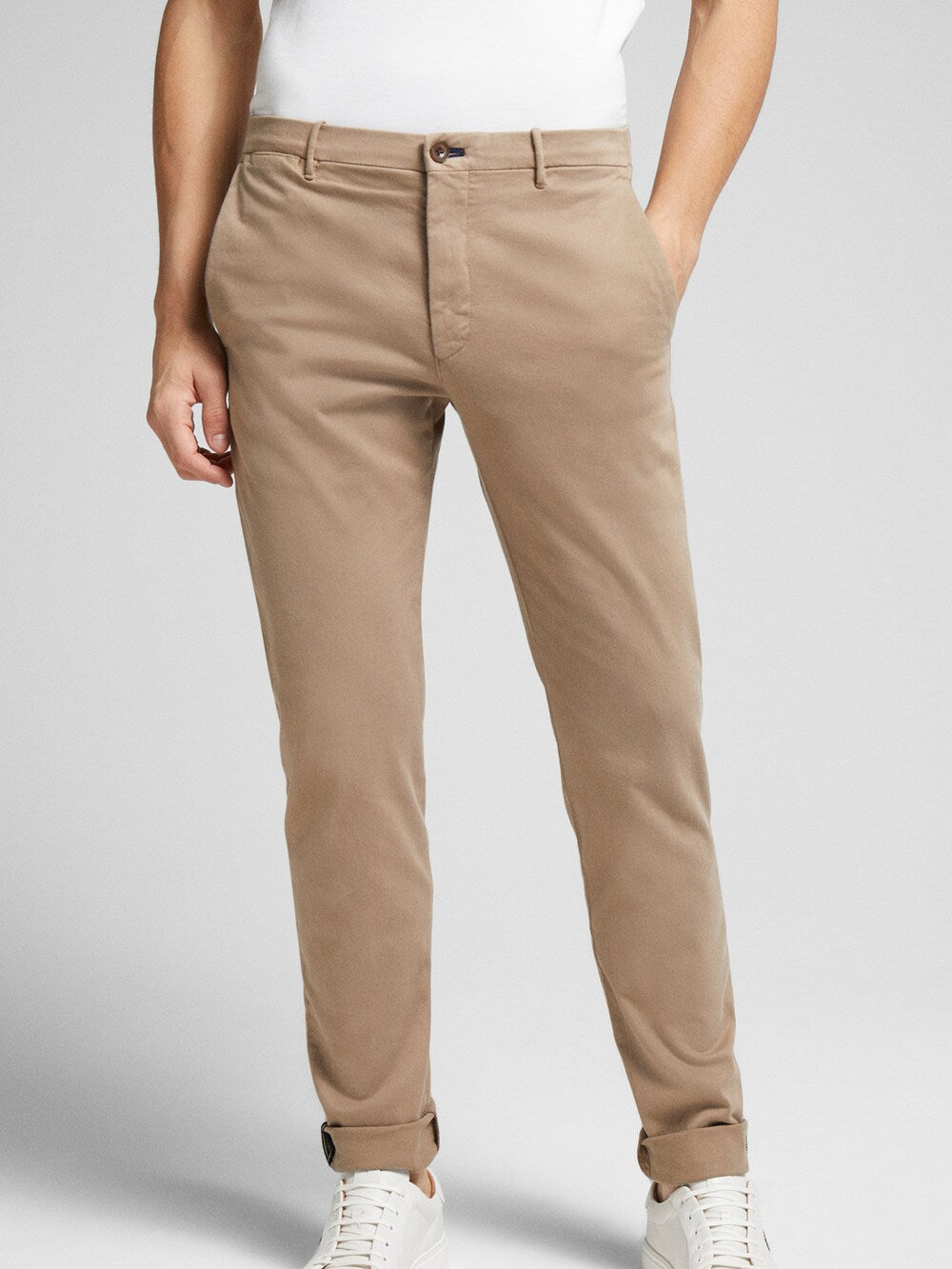 Joop! Slim Fit Chinos Steen, beige