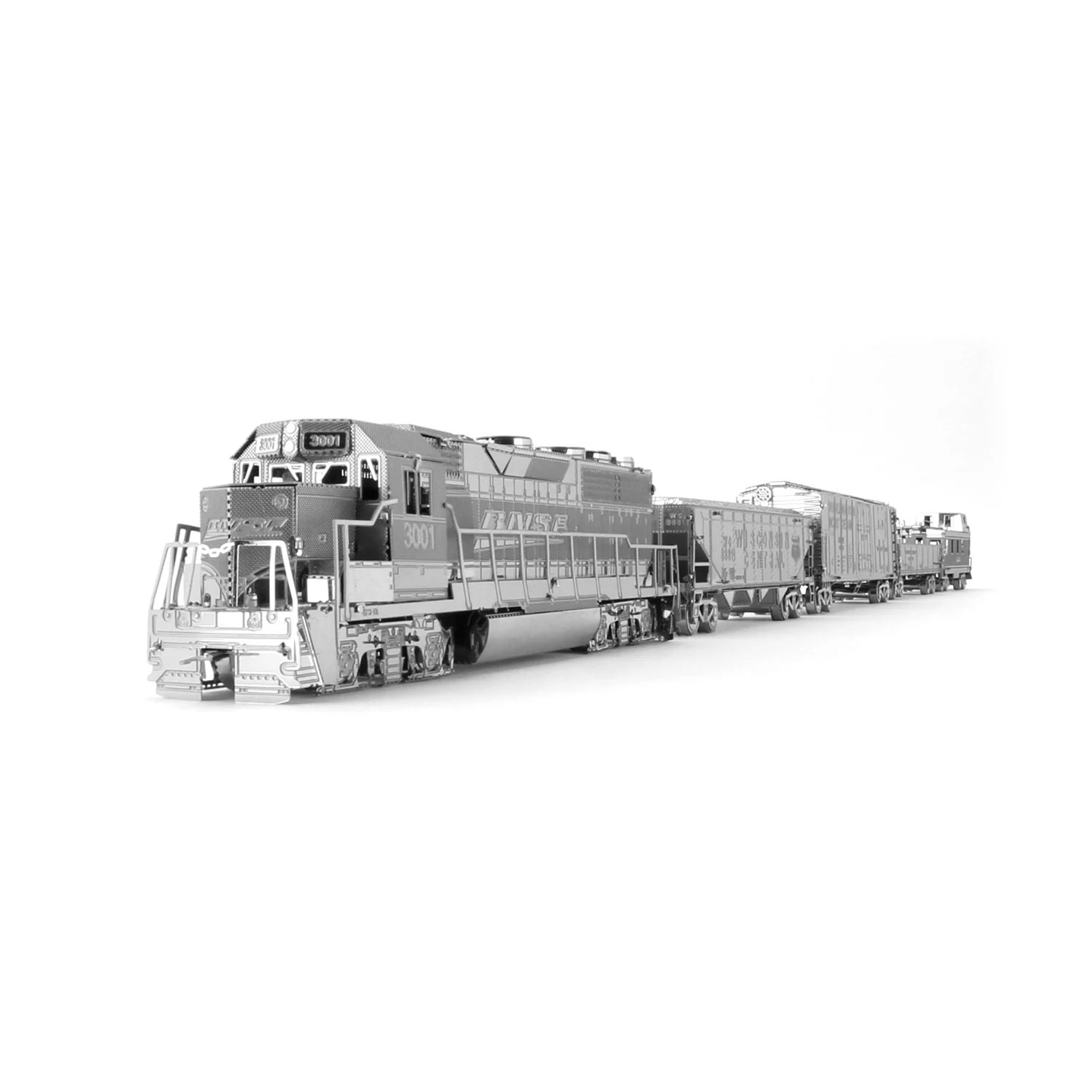 Fascinations Metal Earth 3D Model Kit - Fascinations Freight Train Box Set