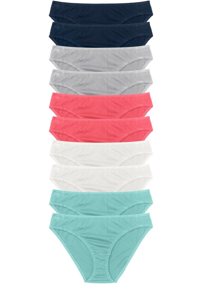 Briefs (pack of 10 pcs) Bpc Bonprix Collection, multicolor