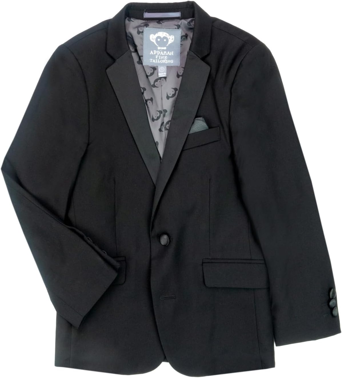 Tuxedo Jacket (baby/little kids/big kids) Appaman, black