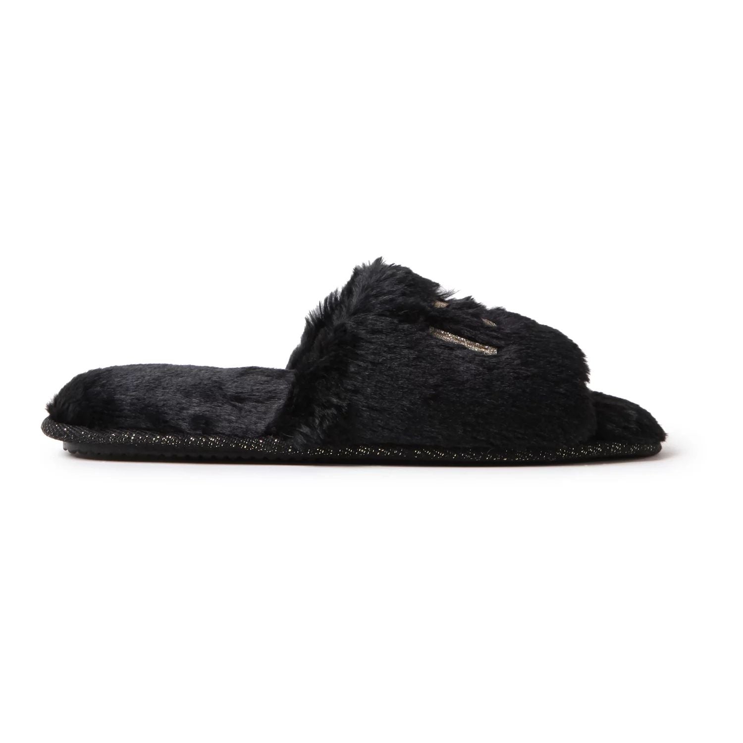 Dearfoams Women's Wedding Faux Fur Slippers "I Do Crew" Dearfoams