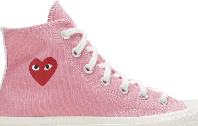 Sneakers Converse Comme des Garçons PLAY x Chuck 70 High Bright Pink