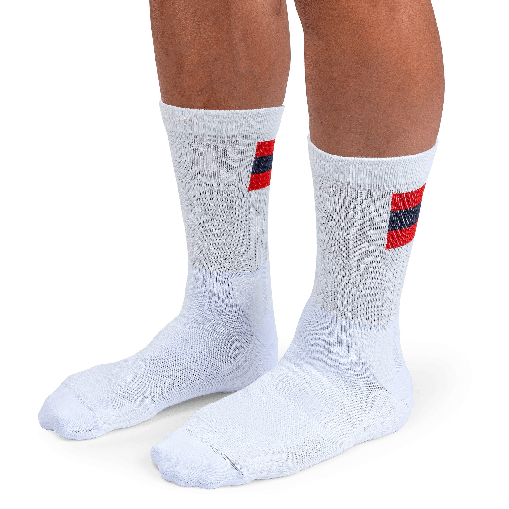 Men's socks On Running Tennis High, white/red