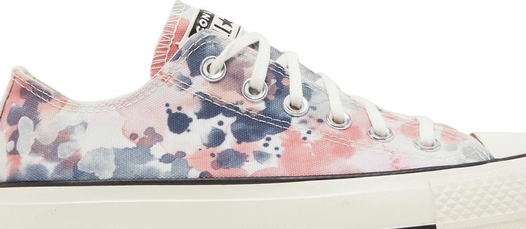 حذاء رياضي Converse Chuck Taylor All Star Platform Low Washed Florals من مجموعة Wmns، متعدد الألوان