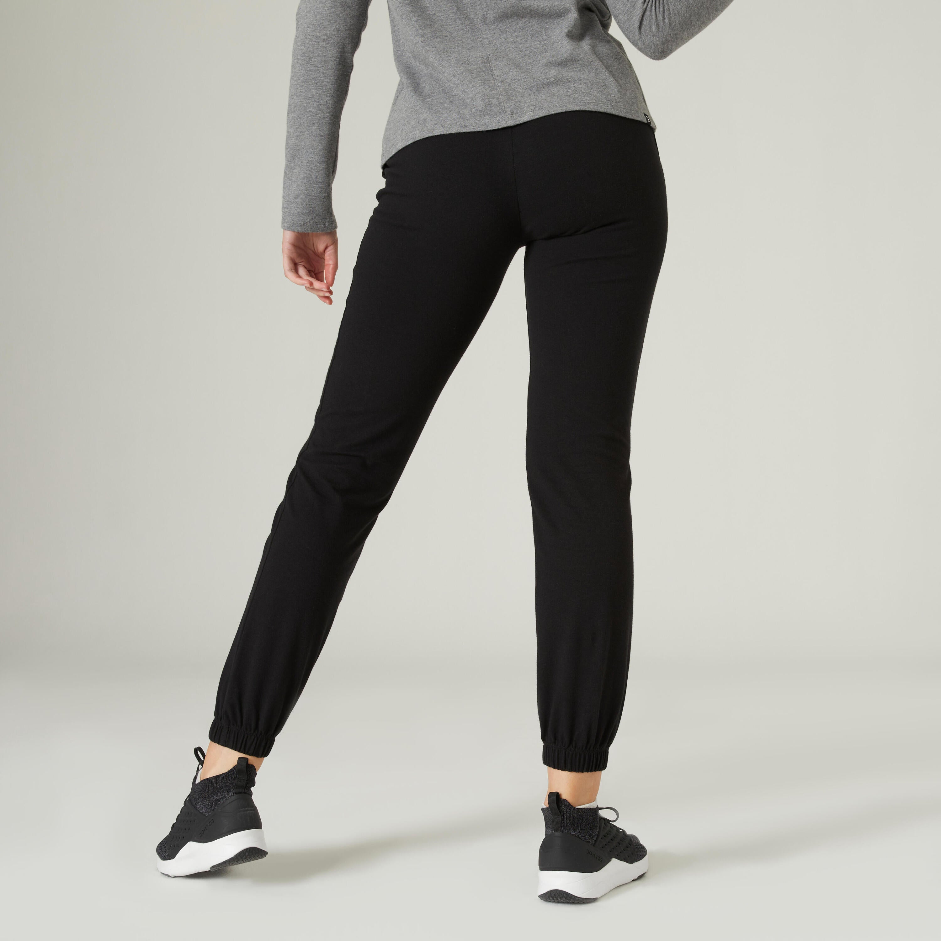 Women's sweatpants - 100 black DOMYOS, black