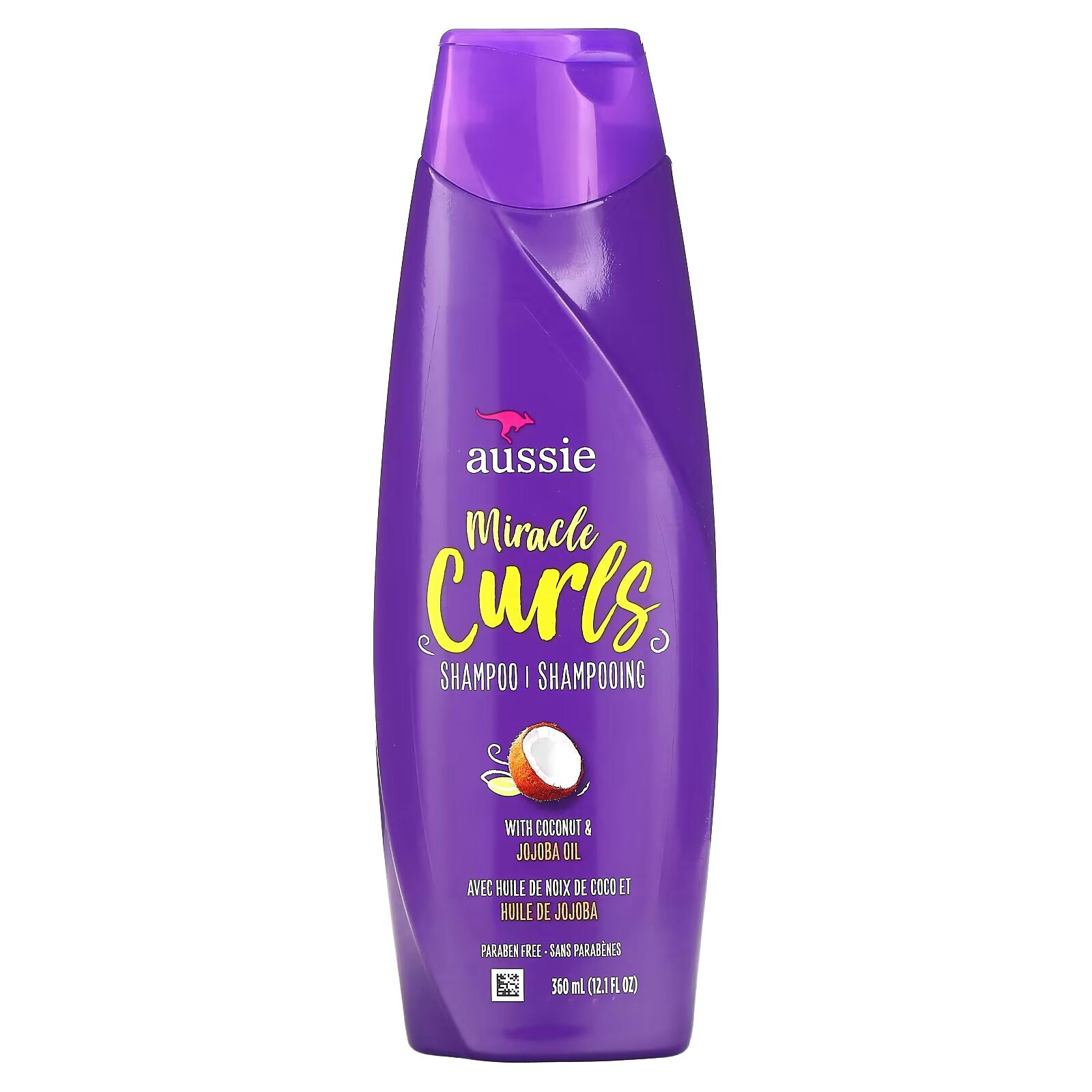 Aussie, Miracle Curls, Coconut Oil & Jojoba Oil Shampoo, 360 ml (12.1 fl. ounces)