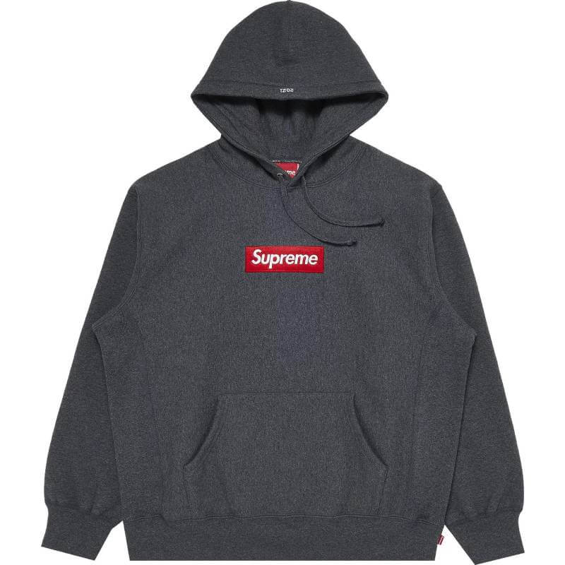 هودي Supreme Box Logo، فحمي