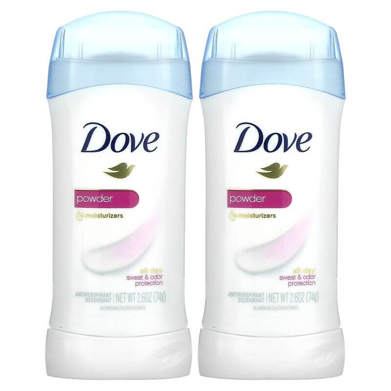 Dove antiperspirant deodorant, 2 pieces, 74 g each