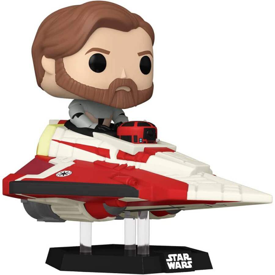 Funko POP! Star Wars: Hyperspace Heroes - OBI-Wan Kenobi in Delta 7 Jedi Starfighter