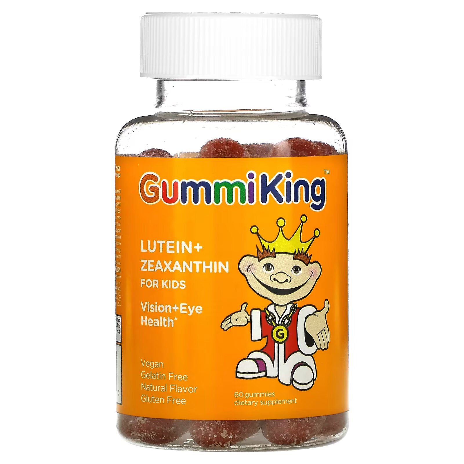 GummiKing, Children's Lutein & Zeaxanthin, 60 Mango Gummies