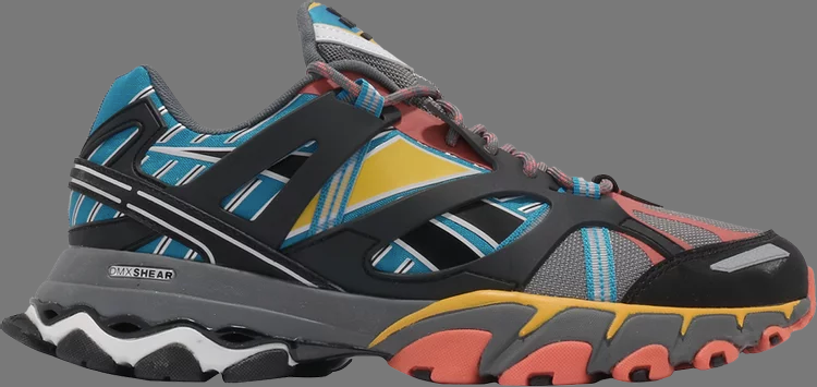 Dmx trail shadow 'grey con blue cicid orange' Reebok sneakers, multicolor