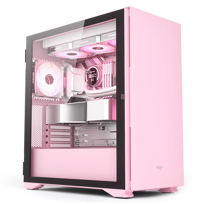 Case Aigo YOGO K1, Mid Tower, pink