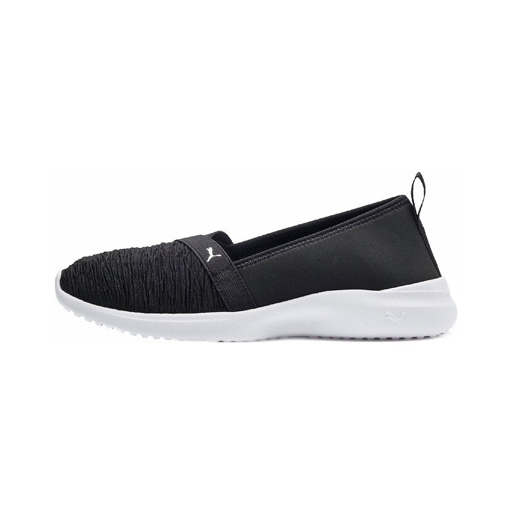 Puma slip-ons, black