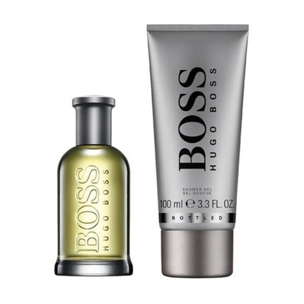 Hugo Boss eau de toilette spray in bottles, gift set with shower gel 50 ml - new