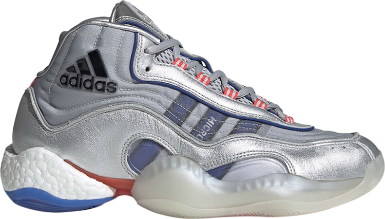 Adidas 98 Crazy BYW 'Silver Metallic' sneakers, silver