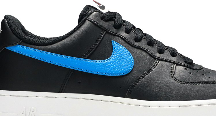 Nike Air Force 1 '07 'Mismatch Swooshes - Black', black