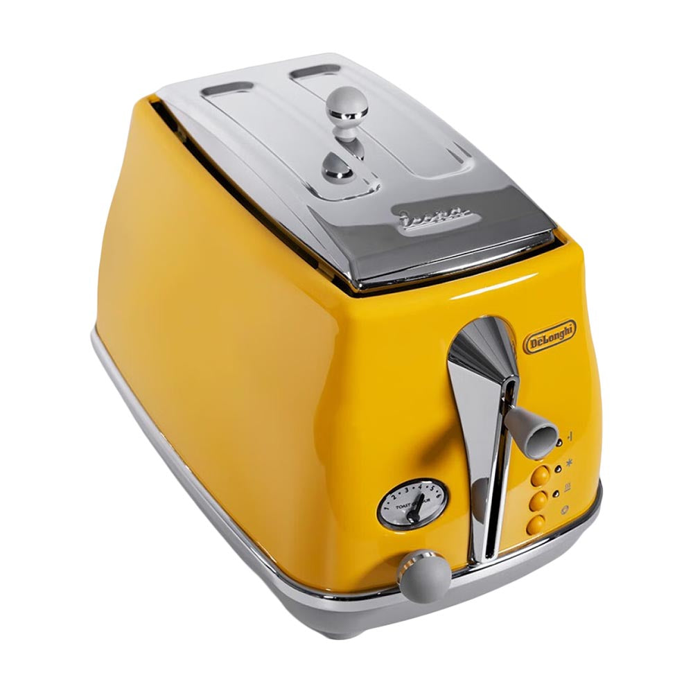 محمصة الخبز DeLonghi Icona Capitals CTOC2003، باللون الأصفر