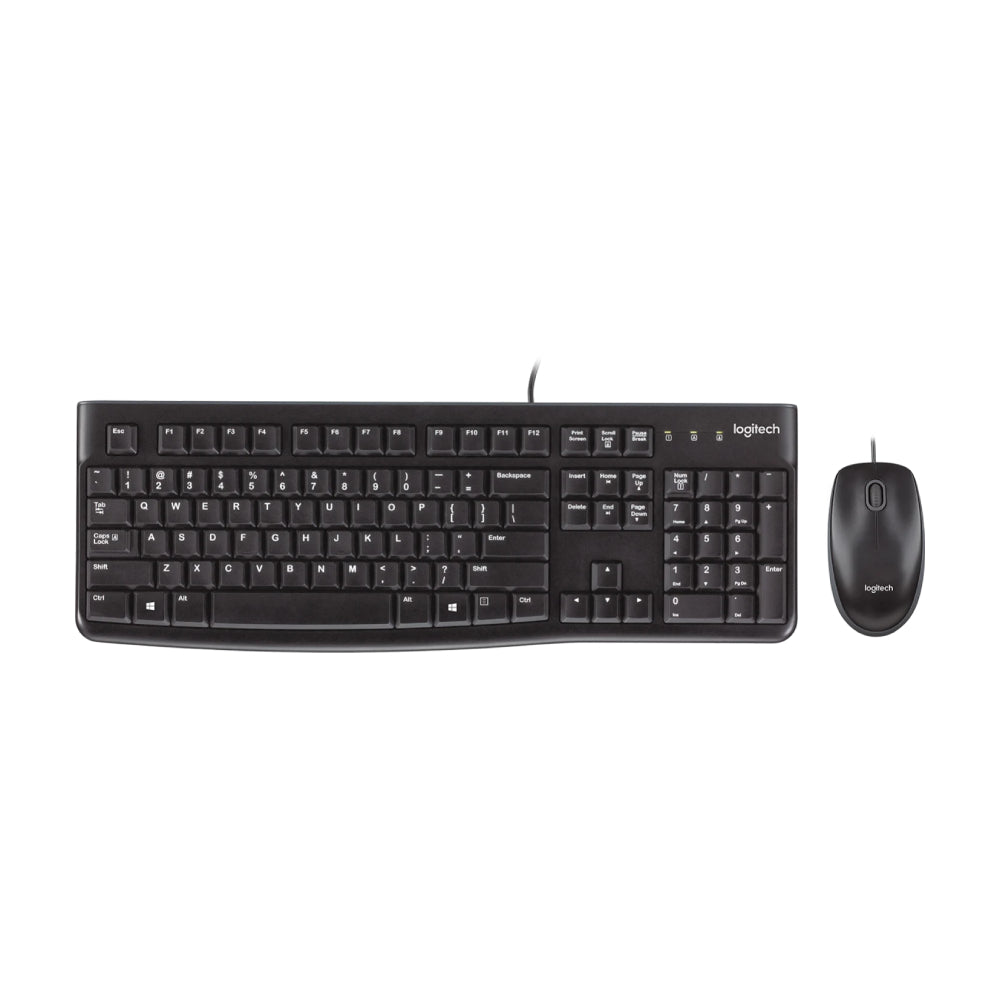 Logitech MK120 peripheral kit (keyboard + mouse), black