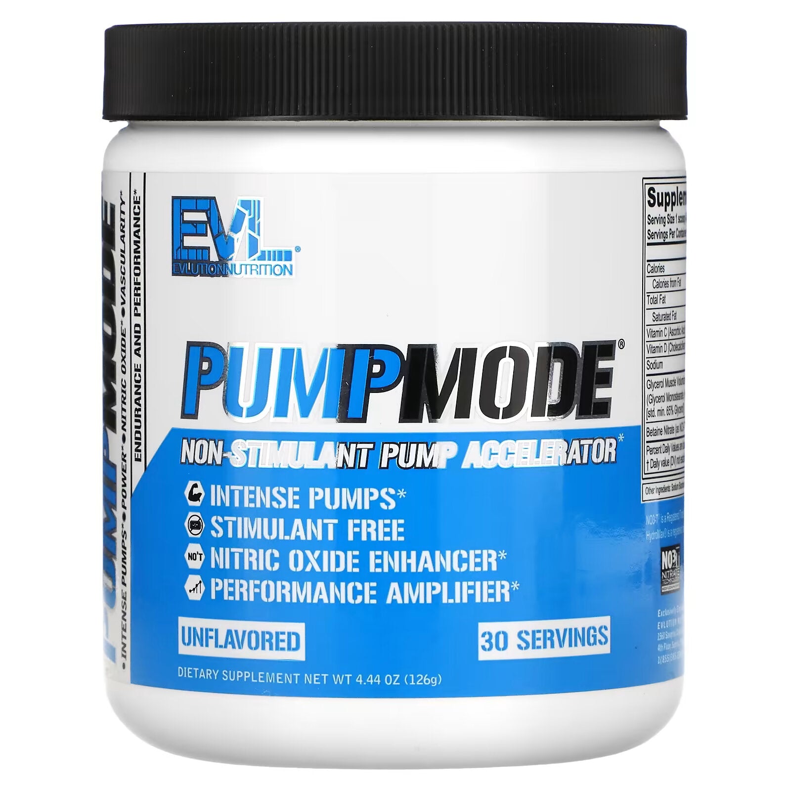 EVLution Nutrition, PumpMode, Non-Stimulant Pump Accelerator, 4.44 oz (126 g)