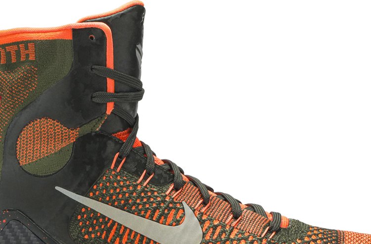 حذاء Nike Kobe 9 Elite 'Strategy' باللون البرتقالي