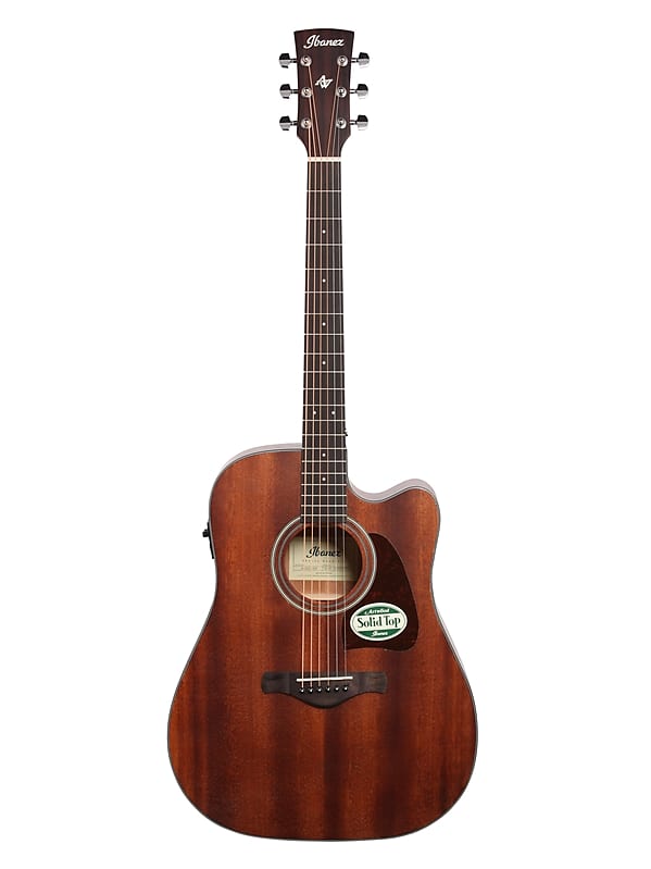 Ibanez Artwood AW54 Ac El Open Pore Guitar, Natural Ibanez Artwood AW54 Ac El Guitar Open Pore Natural