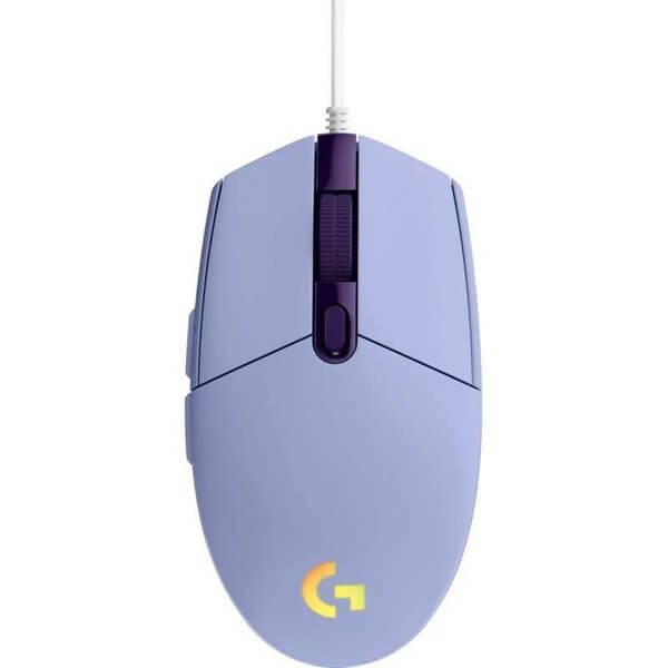 Logitech G203 LIGHTSYNC gaming mouse, lilac