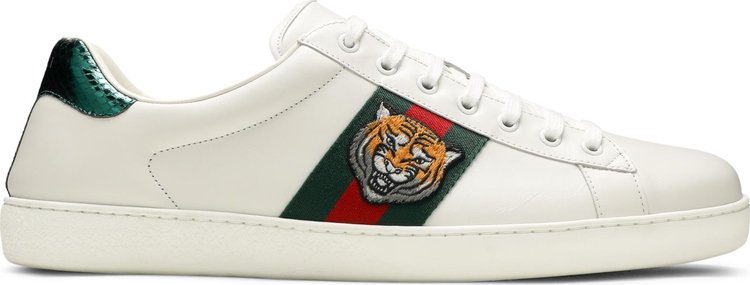 Gucci Ace Embroidered Tiger sneakers, white