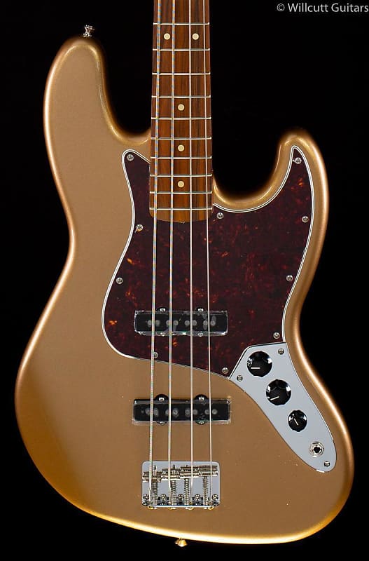 Fender Vintera '60s Jazz Bass Firemist Gold - MX19030263-9.31 lbs