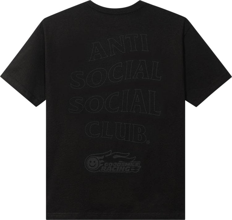 Anti Social Social Club x Good Smile Racing Hatsune Miku Tee 'Black' T-shirt, black