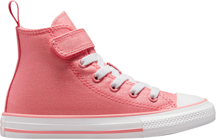 Converse Chuck Taylor All Star Easy-On High PS Iridescent Sneakers, Pink