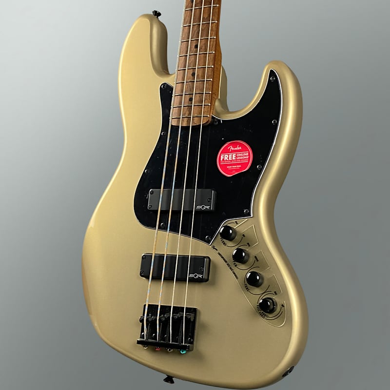 Squier Contemporary Active Jazz Bass HH 2022 Shoreline Gold