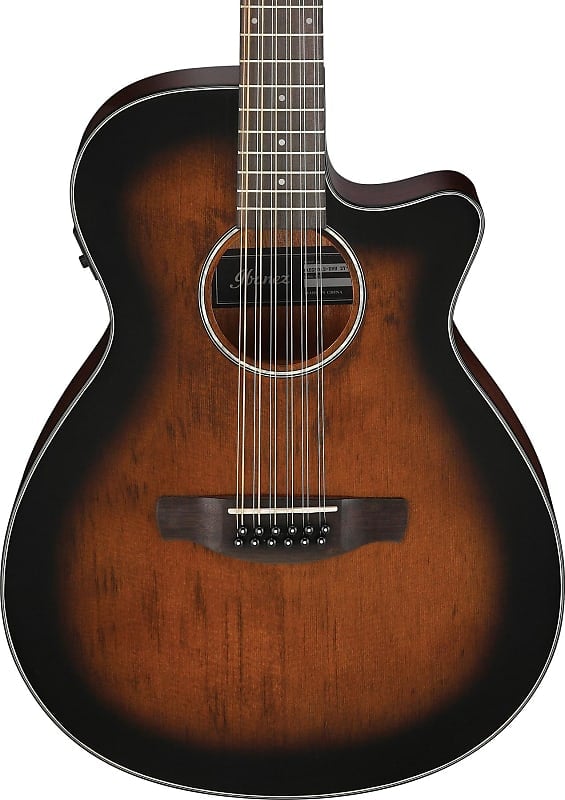 Ibanez AEG5012 Electro-acoustic guitar - Dark Violin Sunburst AEG5012DVH