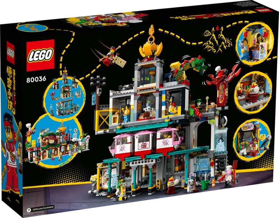 LEGO Monkie Kid City of Lanterns 80036, 2187 pieces