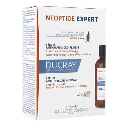 Neoptide Expert Anti-hair loss serum 2 bottles of 50 ml, Ducray